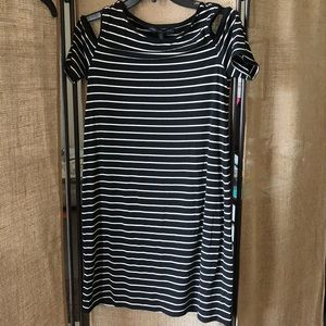 WHBM Cold Shoulder Shift Dress